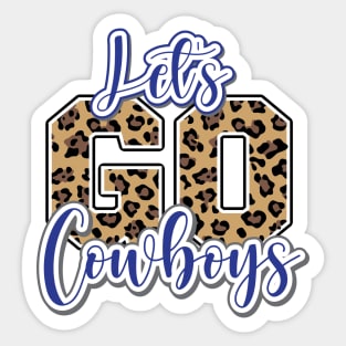 Let's Go Cowboys! Dallas Cowboys Sticker